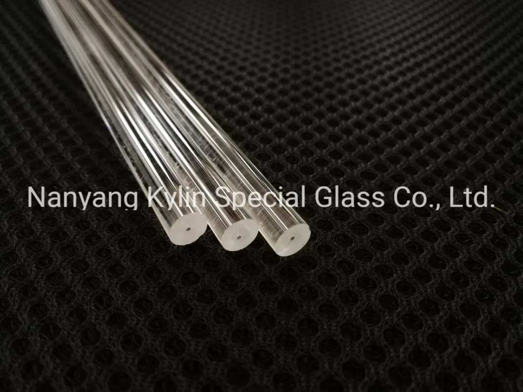 High Quality Custom Clear Transparent Fused Silica Stirring Quartz Glass Rod