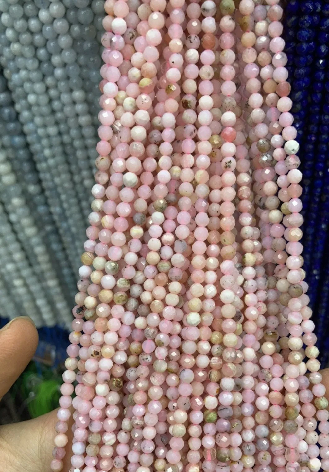 Rose Quartz Crystal Agate Garnet Beads for Fashion Jewelry Jewellery Making All Size Avaliable