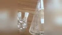 Pallone da graduazione Erlenmeyer al quarzo in vetro borosilicato 3.3 da 2000 ml